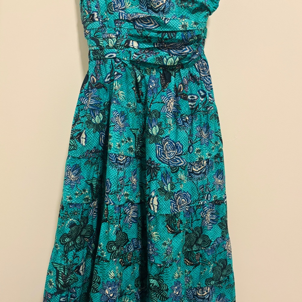 Ulla Johnson Ellie One‑Shoulder Midi Dress Jade - Picture 12 of 16